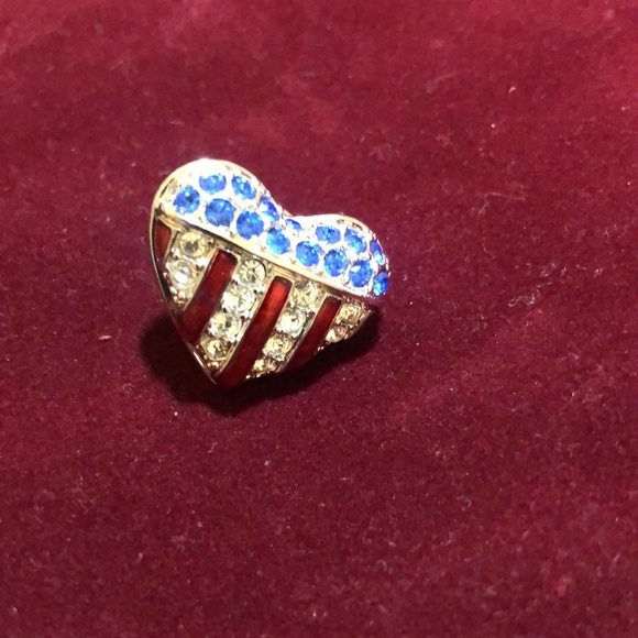 Swarovski Brave heart pin - Picture 2 of 7